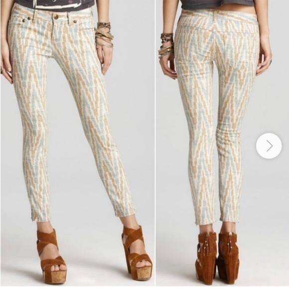Free People Ikat Skinny Jeans - Picture 1 of 4